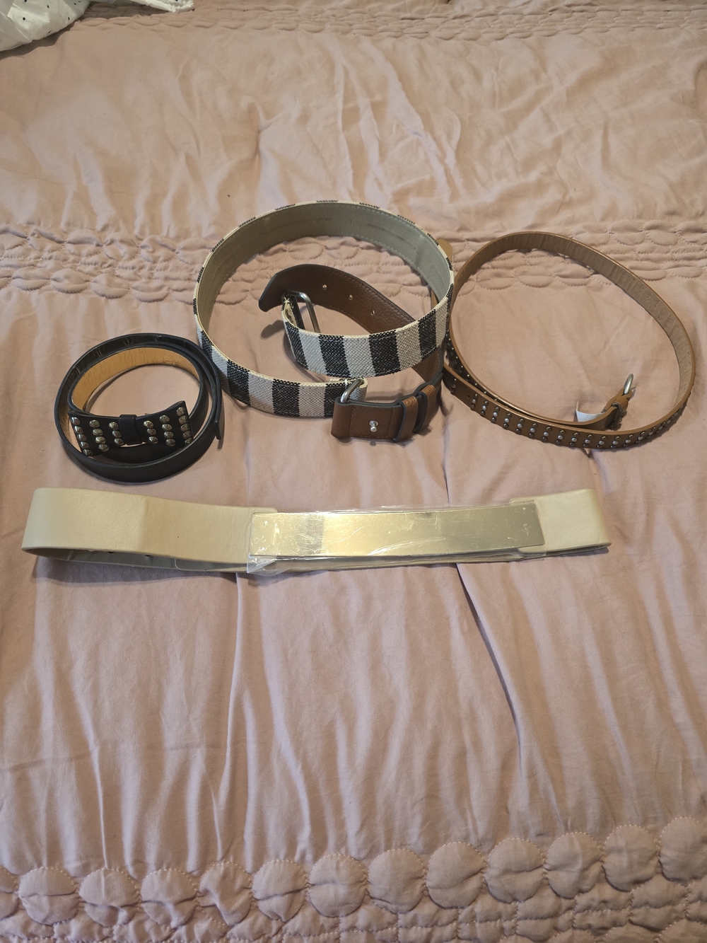 4 Belt Lot Of Belts - ASOS, Akira, Jc Penney